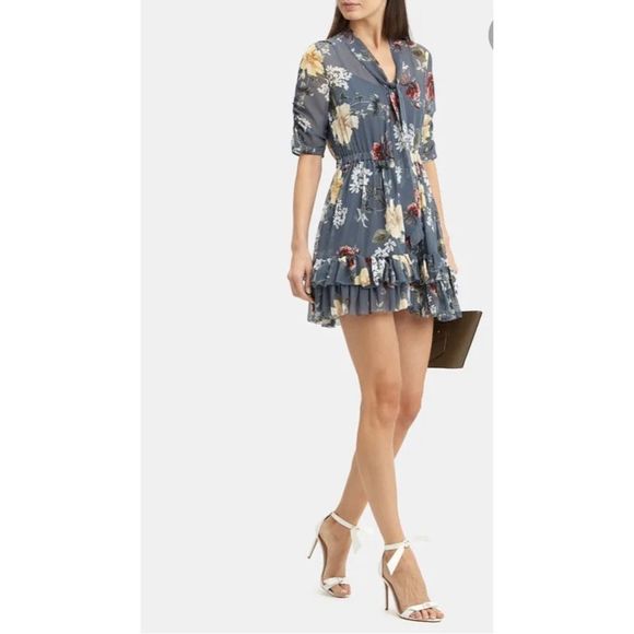 NICHOLAS Dresses & Skirts - Silk Floral Mini Dress